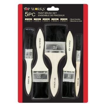 5 PC Polyester Paint Brush Set