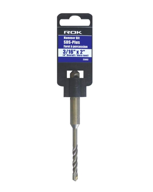 SDS Plus Bit 3/16&quot; X 2&quot; X 4&quot;