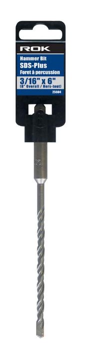 SDS Plus Bit 3/16&quot; X 6&quot; X 8&quot;