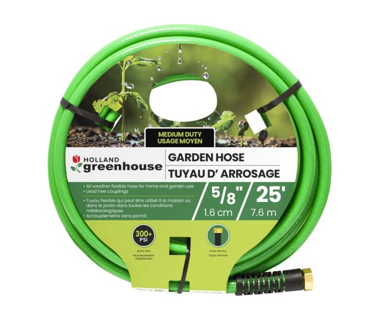 5/8&quot; x 25&#39; Medium Duty Garden Hose