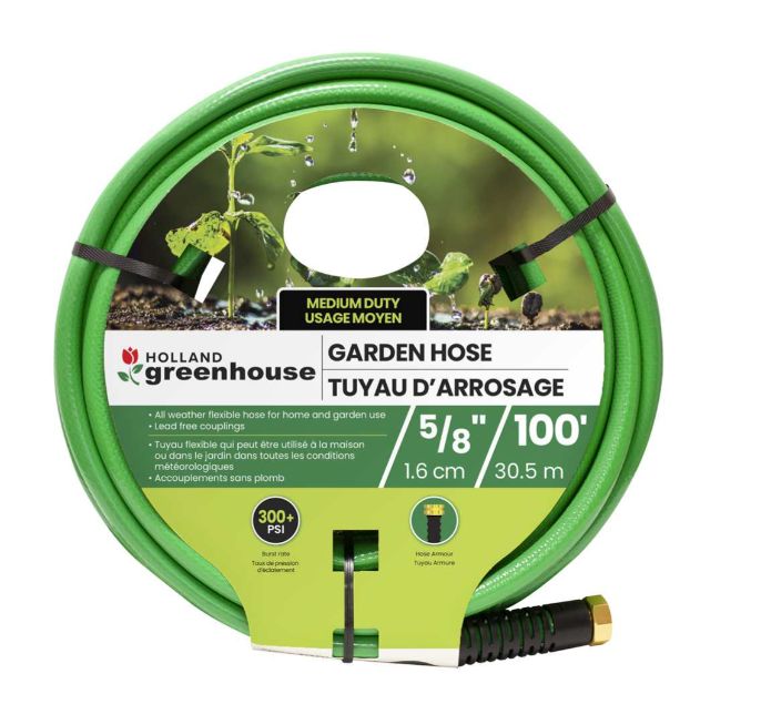 5/8&quot; x 100&#39; Medium Duty Garden Hose