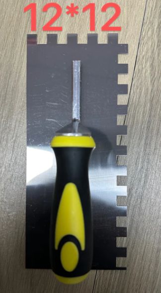 TILE TROWEL SQUARE NOTCH 12mm x 12mm