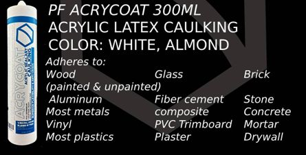 PF Acrycoat Acrylic  Sealant - White
