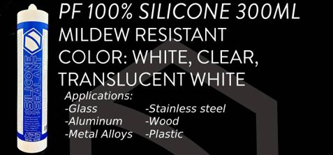 PF SPR - 100%  Silicone Sealant - CLEAR
