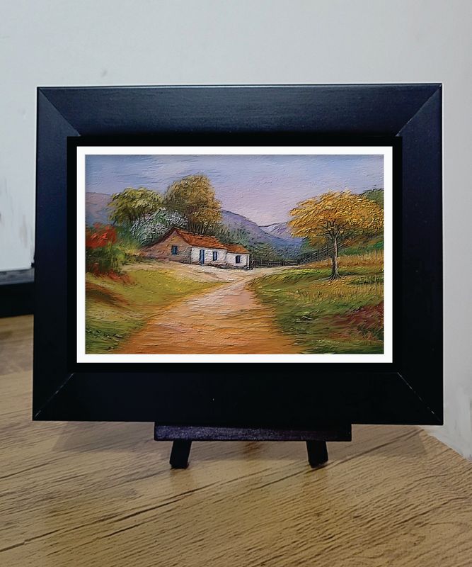 Quadro Pintura Digital com Moldura Quadro Pintura Digital com Moldura