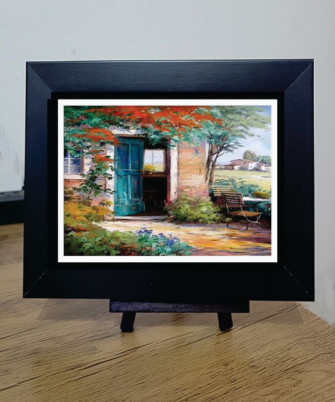 Quadro Pintura Digital com Moldura Quadro Pintura Digital com Moldura
