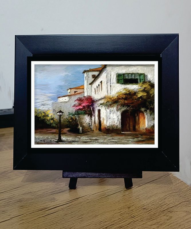 Quadro Pintura Digital com Moldura Quadro Pintura Digital com Moldura