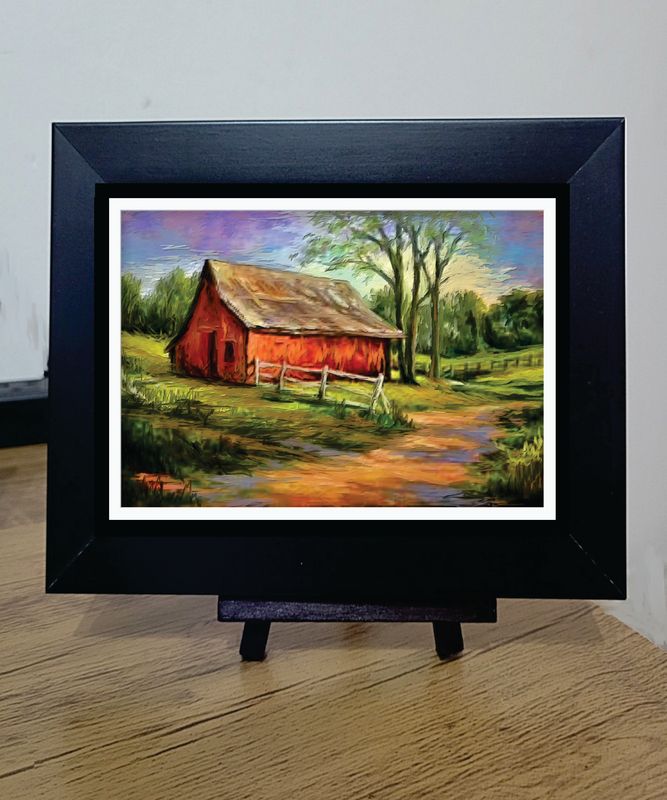 Quadro Pintura Digital com Moldura Quadro Pintura Digital com Moldura