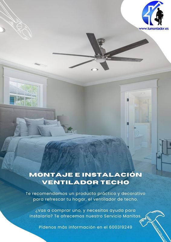 ¿Vas a comprar un ventilador y necesitas ayuda para instalarlo?