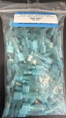 HEAT-SEAL QUICK SLIDE 16-14 GA MALE INSULATED 100PK