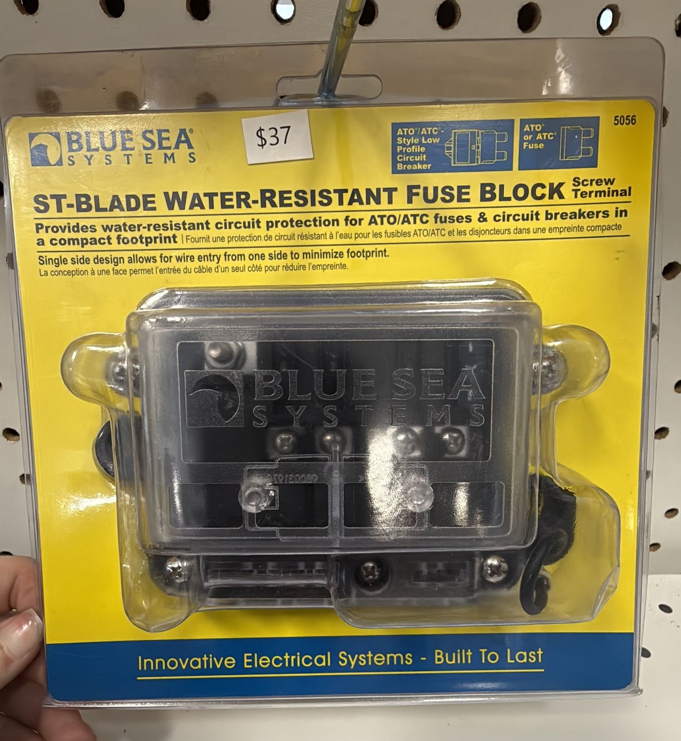 4 BLADE WATER RESISTANT FUSE BLOCK BLUE SEA