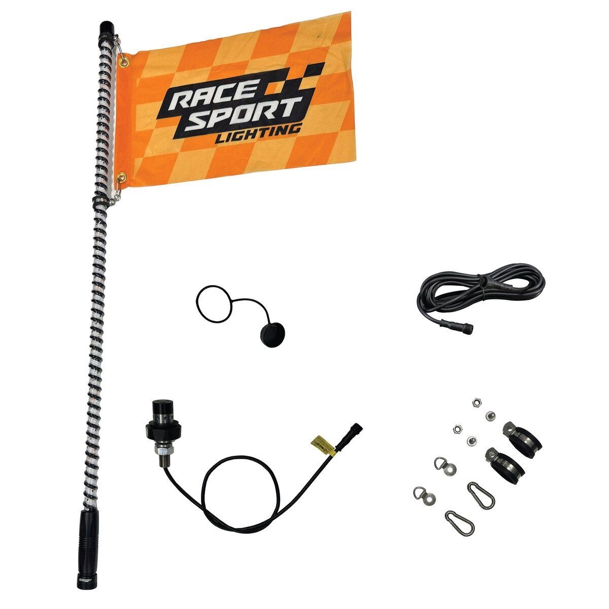 RACE SPORT 4FT COLOR TRAIL OFFROAD RGB LED WHIP