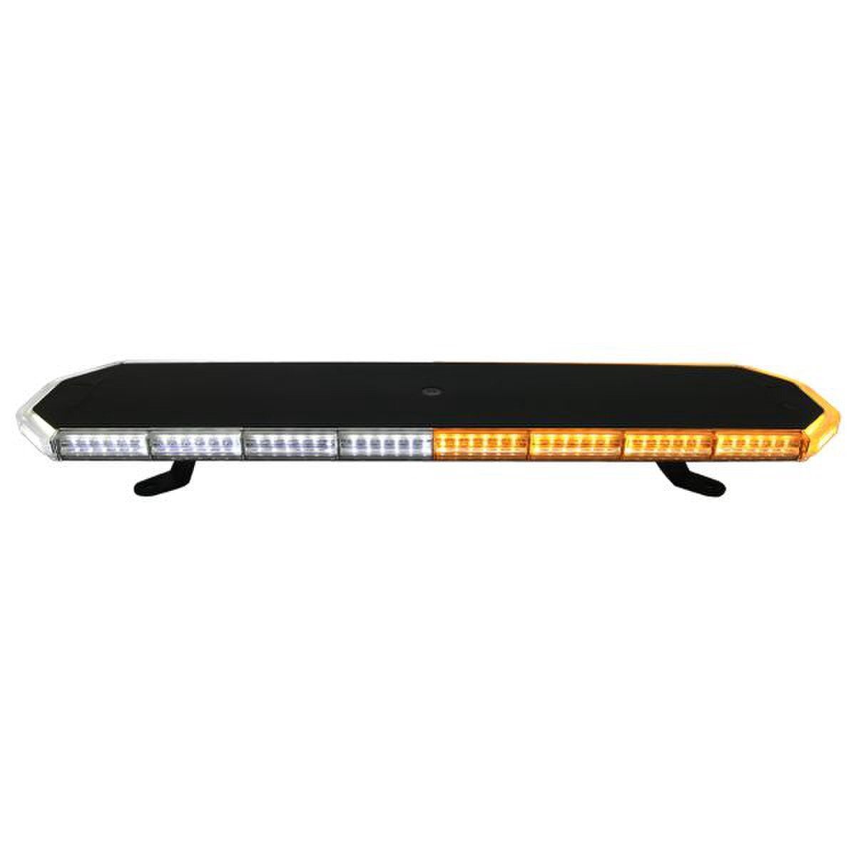 RACE SPORT LOPRO 30IN WHITE/AMBER BEACON