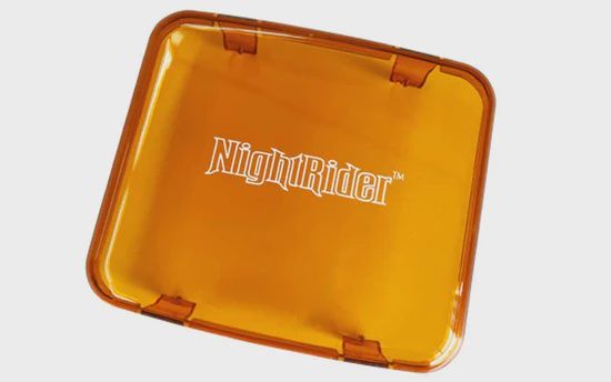 NR 4.5&quot; AMBER SQUARE LIGHT COVERS
