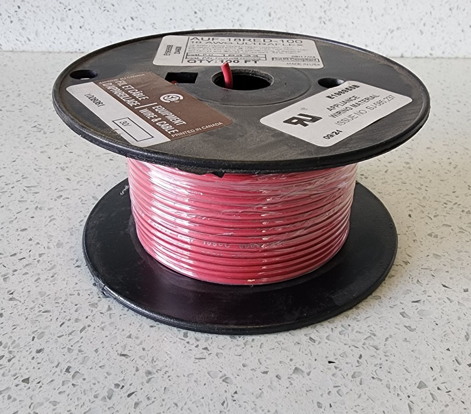ARCTIC ULTRAFLEX 18GA RED 100FT