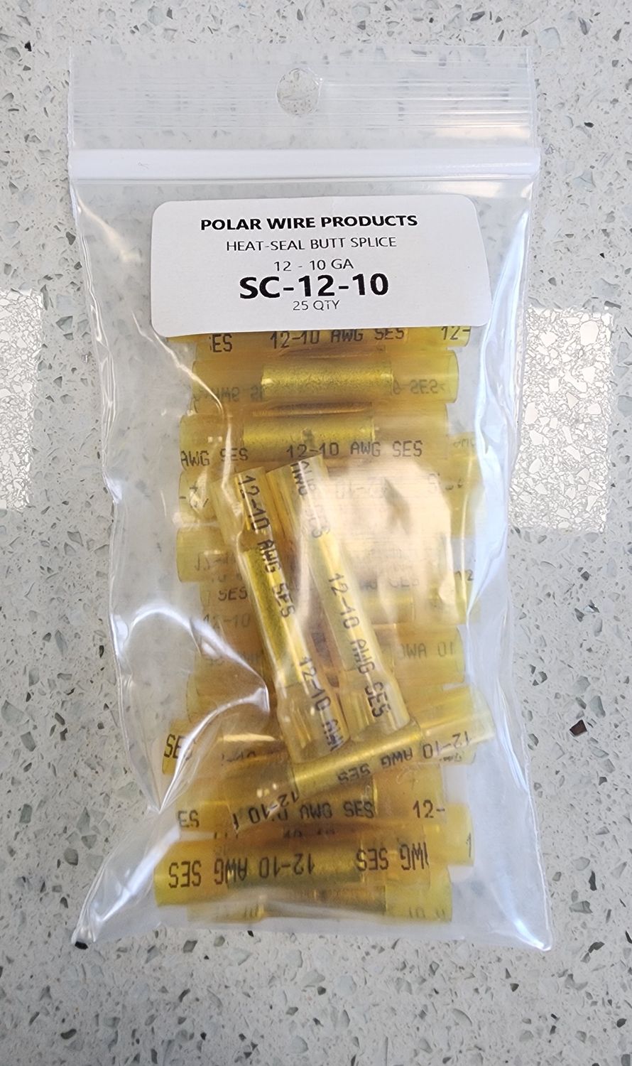 HEAT-SEAL BUTT 12-10 25PK