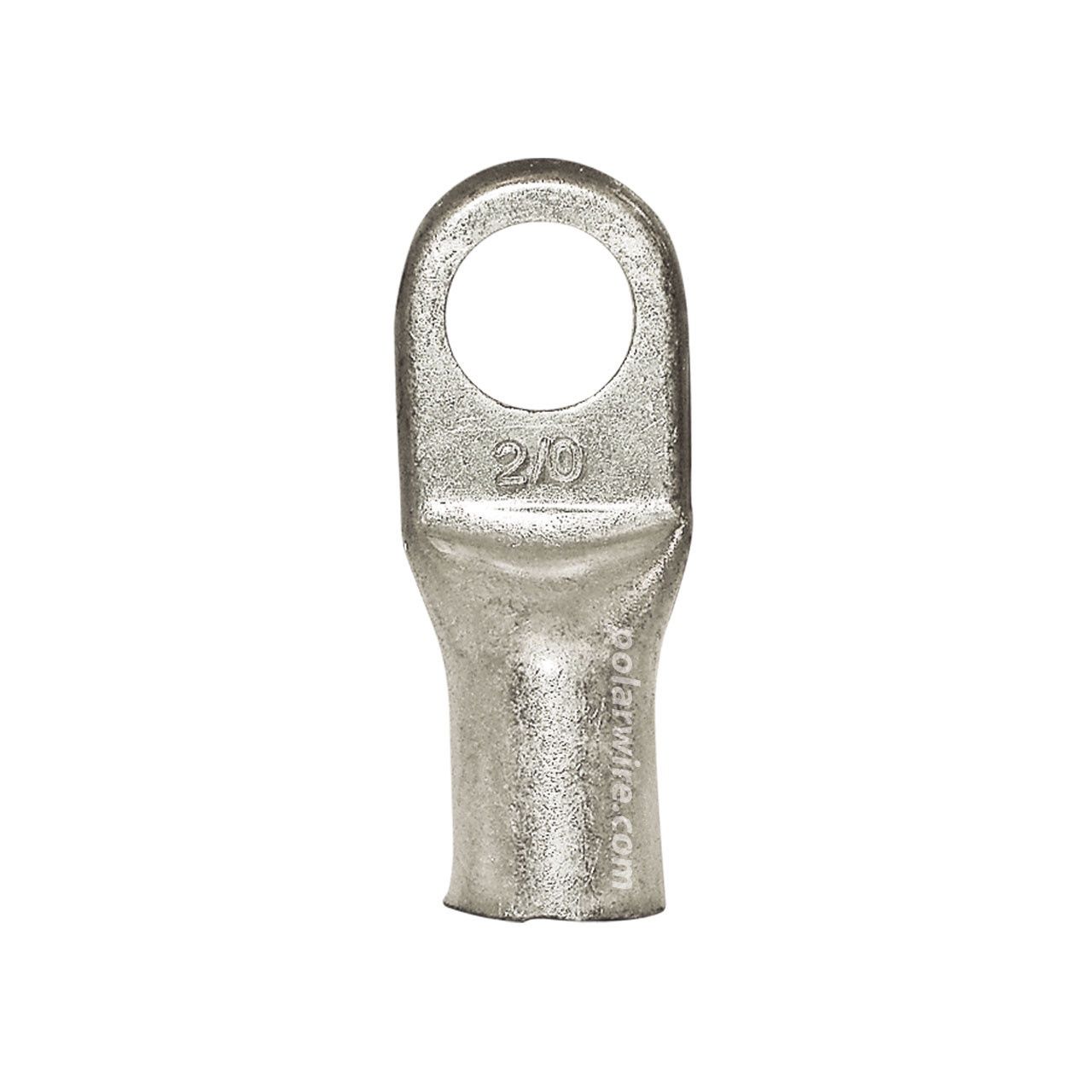 EYELET LUG 2/0 1/2&quot; STUD PLATED COPPER