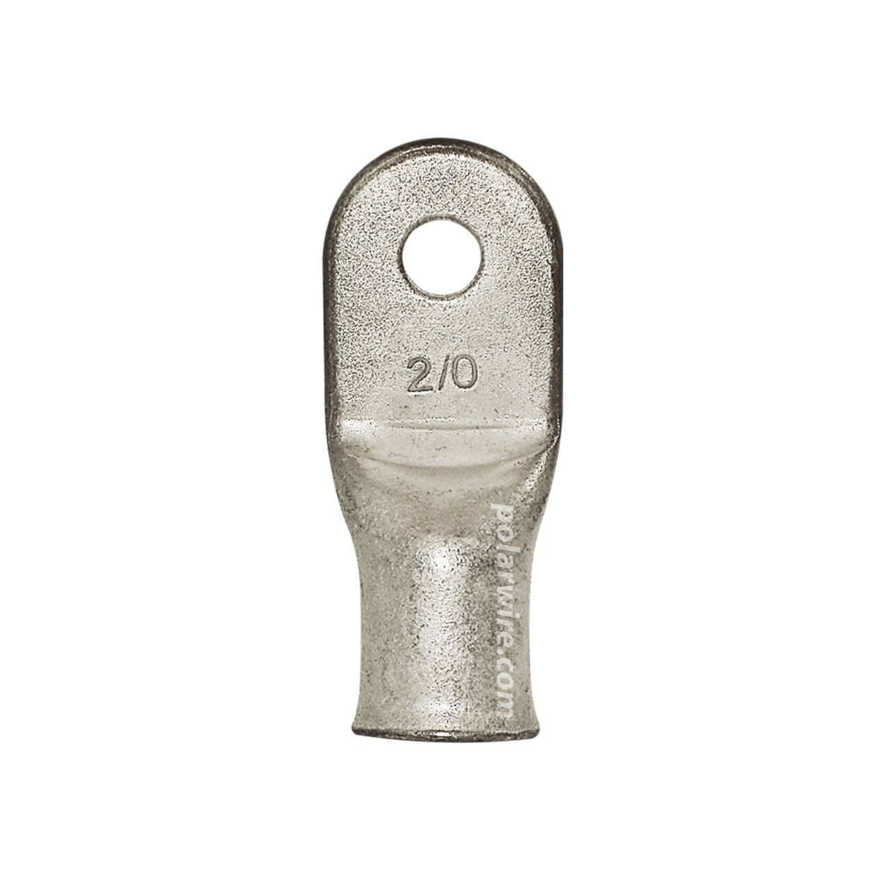 EYELET LUG 2/0 1/4&quot; STUD PLATED COPPER