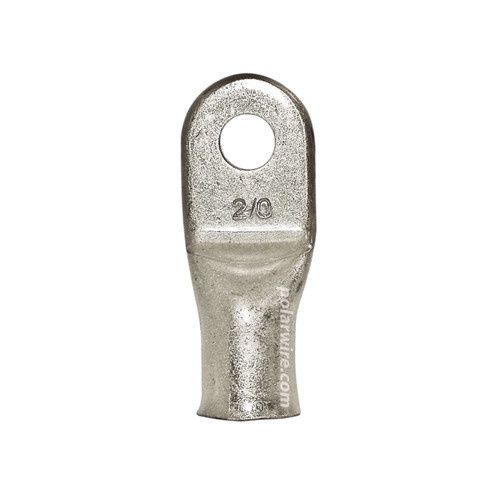EYELET LUG 2/0 5/16&quot; STUD PLATED COPPER