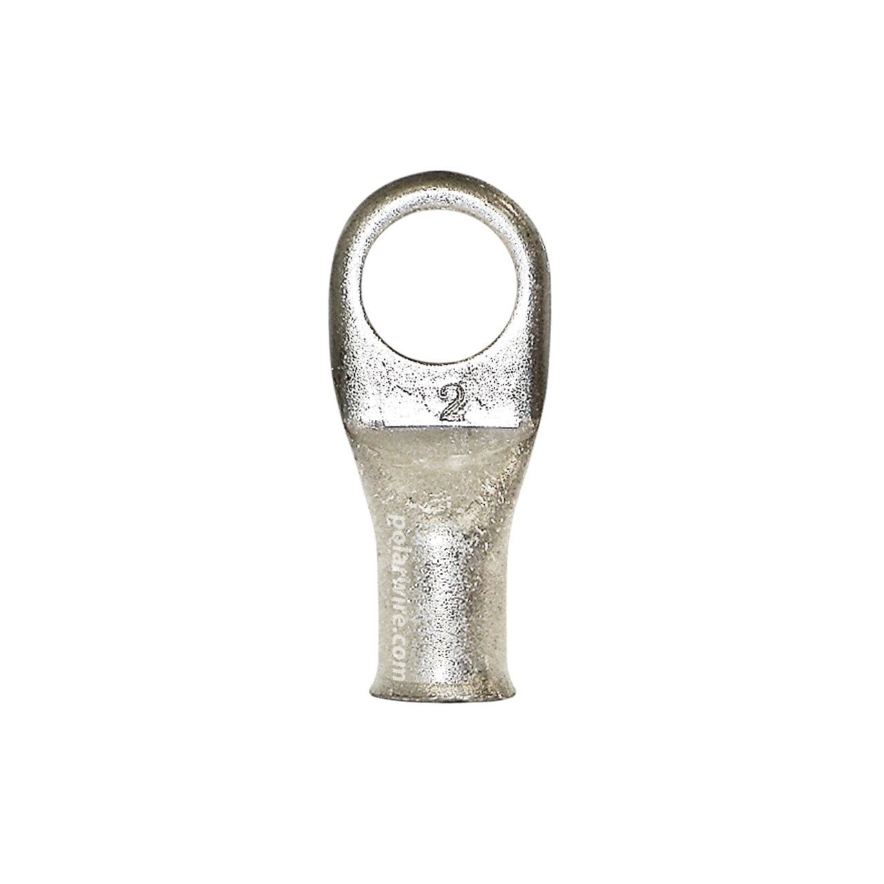 EYELET LUG 2GA 1/2&quot; STUD PLATED COPPER
