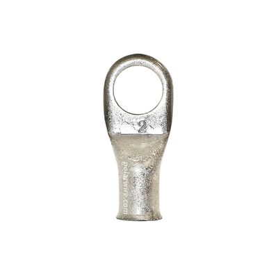 EYELET LUG 2GA 1/2&quot; STUD PLATED COPPER
