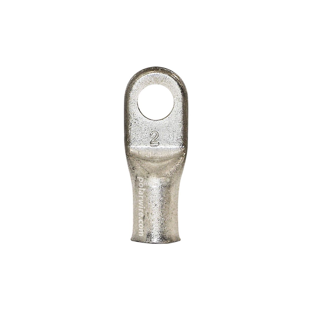 Eyelet Lug 4GA 1/4&quot; Stud Plated Copper