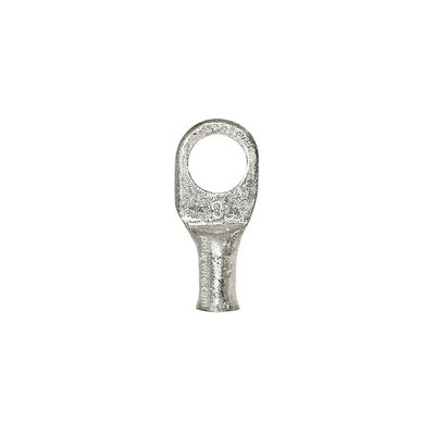 EYELET LUG 8GA 3/8&quot; STUD PLATED COPPER