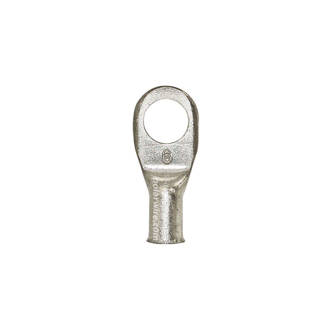 EYELET LUG 6GA 3/8&quot; STUD PLATED COPPER