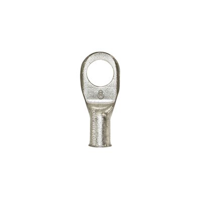 EYELET LUG 6GA 3/8&quot; STUD PLATED COPPER