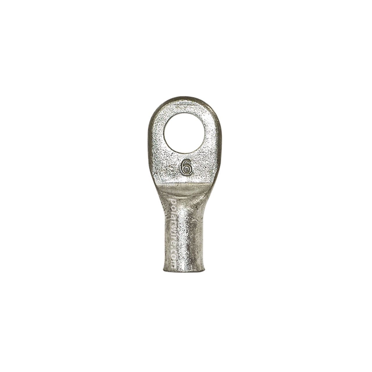 EYELET LUG 6GA 5/16&quot; STUD PLATED COPPER