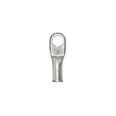 EYELET LUG 8GA 1/4&quot; STUD PLATED COPPER