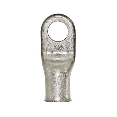 EYELET LUG 3/0 1/2&quot; STUD PLATED COPPER