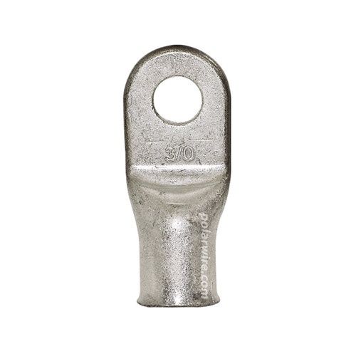 EYELET LUG 3/0 3/8&quot; STUD PLATED COPPER