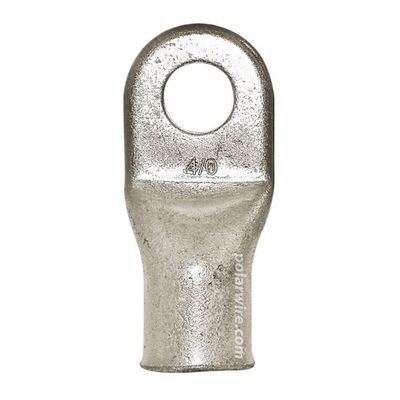 EYELET LUG 4/0 1/2&quot; STUD PLATED COPPER