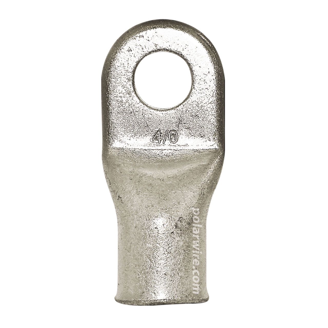 EYELET LUG 4/0 1/4&quot; STUD PLATED COPPER