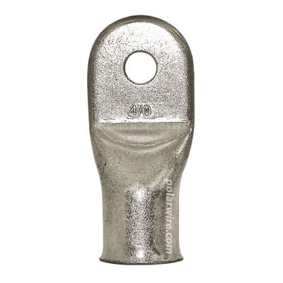 EYELET LUG 4/0 5/16&quot; STUD PLATED COPPER