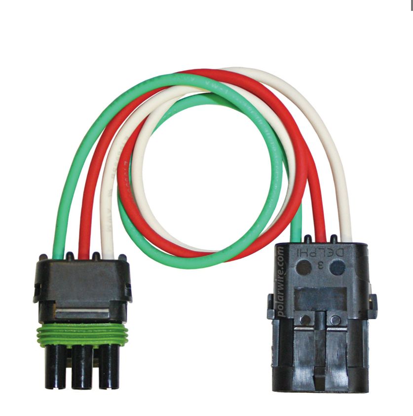 WEATHER PACK 12GA 3 POLE PIGTAIL
