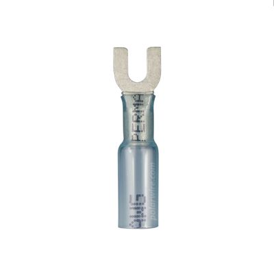 HEAT-SEAL SPADE TERMINAL 16-14 GA  #4-6 STUD 100 QTY