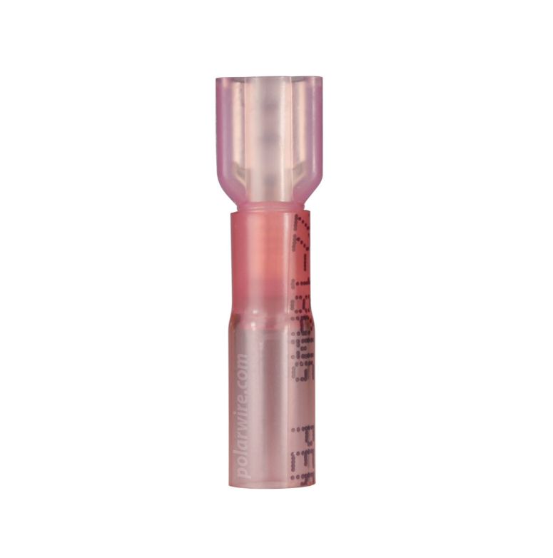 HEAT-SEAL QUICK SLIDE 22-18 GA FEMALE INSUALTED .250 TAB 100 QTY