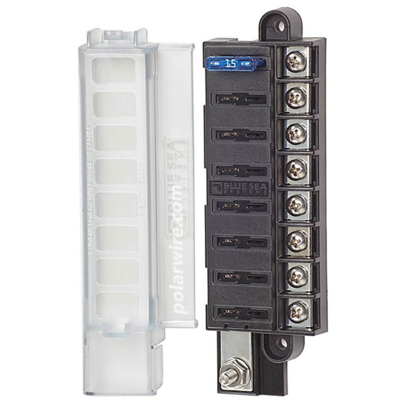 ST BLADE COMPACT FUSE BLOCK 8 COMMON SOURCE CIRCUITS 5046