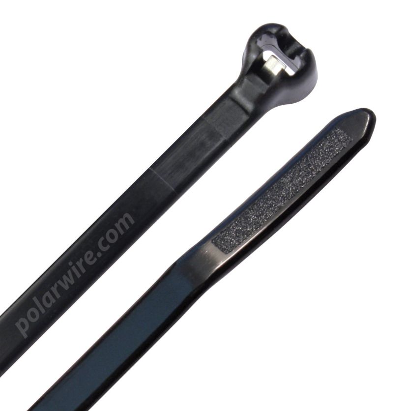 PW 11.3&quot; BLACK NYLON CABLE TIE