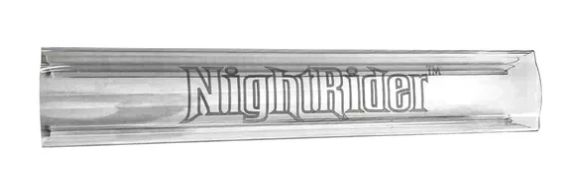 NR 10&quot; Jet Black Series Single Row Covers-CLEAR