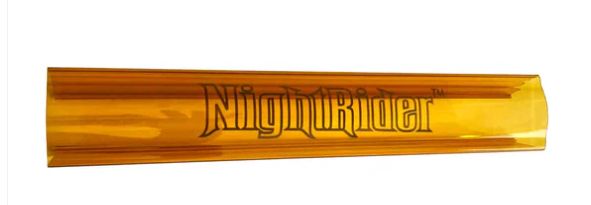 NR 10&quot; Jet Black Series Single Row Covers-AMBER