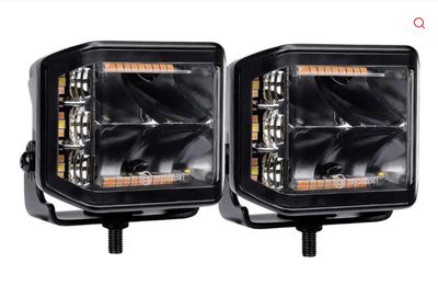 NR Jet Black Series Side Shooter Kit with Amber Warning Light