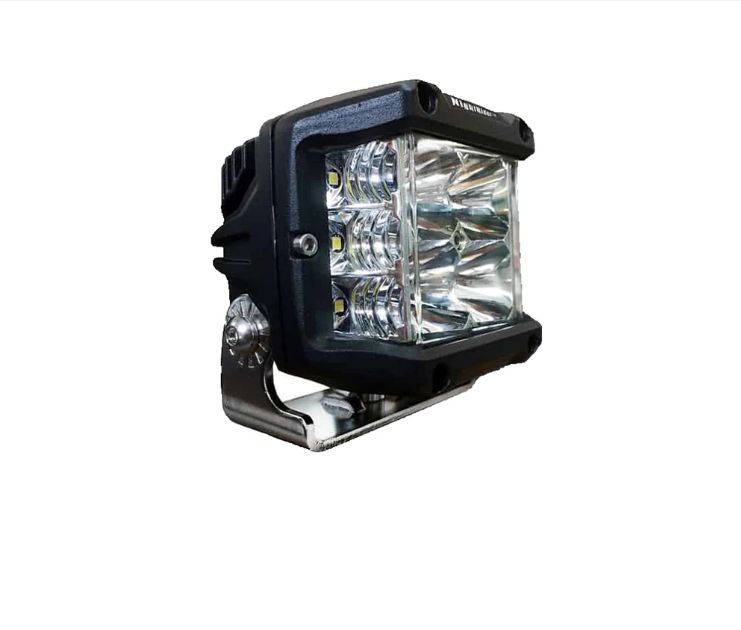 NR 3.5&quot;x4&quot; Cube ECE OSRAM Side Shooter LED Driving Light (Single Shot)