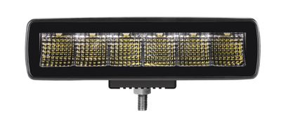 NR 6" Jet Black Series Flood Beam Compact Light Bar