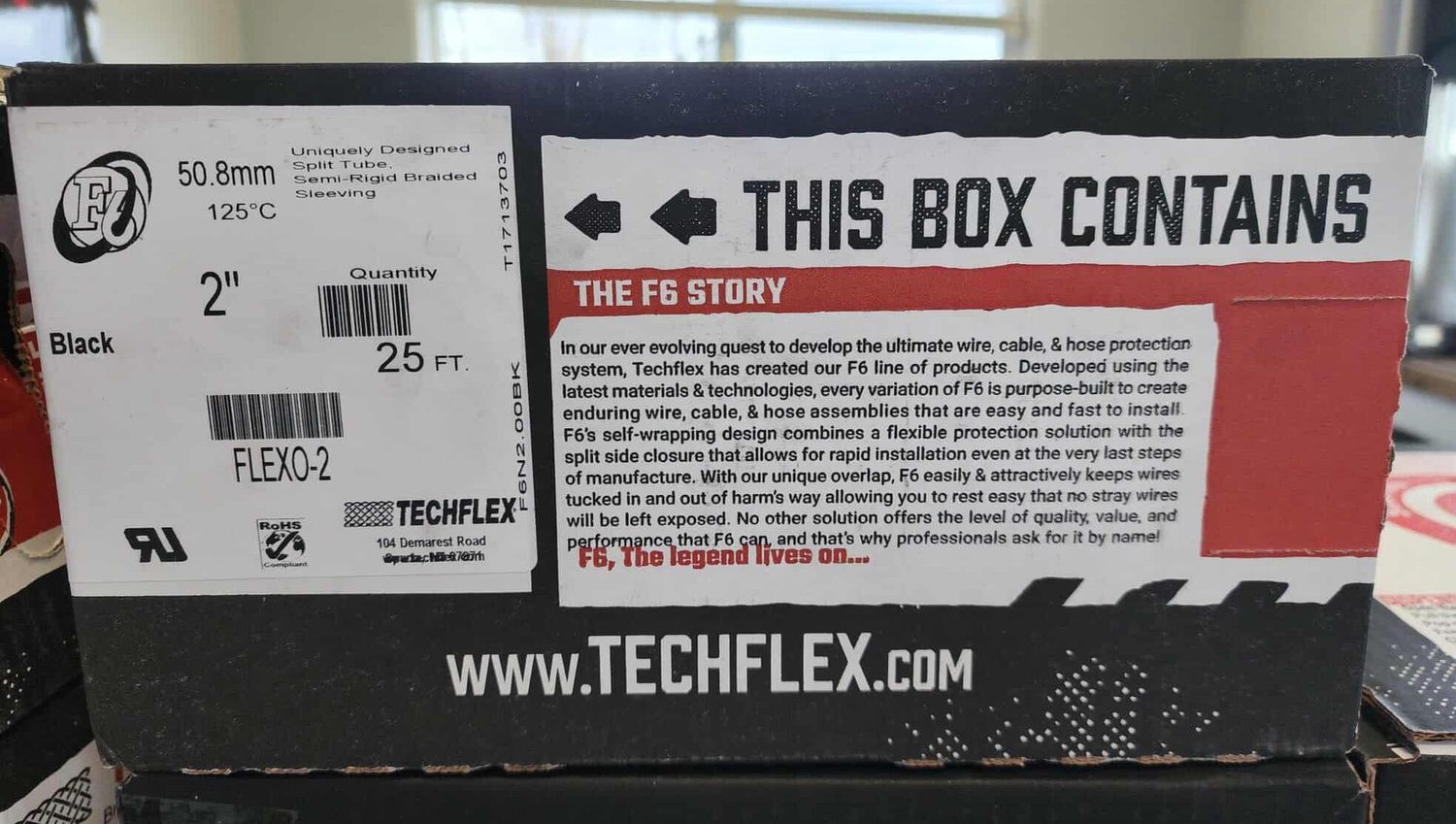 Braided Split Loom 2" 25FT (PER BOX)