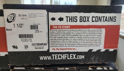 Braided Split Loom 1 1/2" 25" (PER BOX)