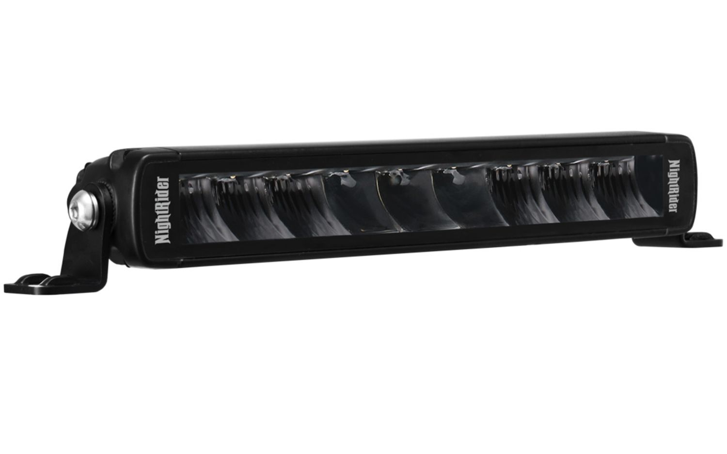 NR 10" Jet Black Series Single Row High Power LED Light Bar