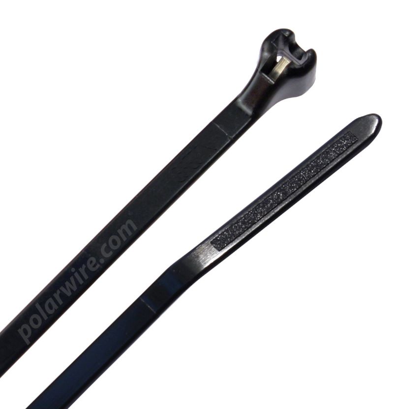 TIE 18 LB 4" BLACK UV